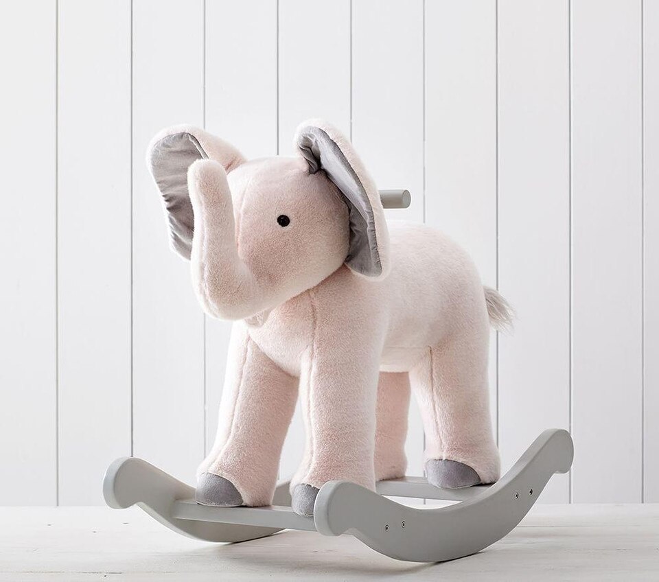 elephant plush rocker